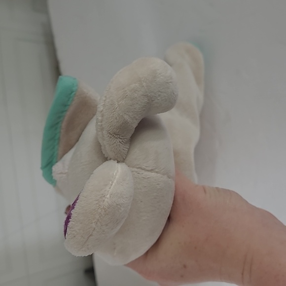 B Baby Snugglies Fluffy Bunz Bunny Rabbit Lovey Lovie Security Blanket - Picture 4 of 9